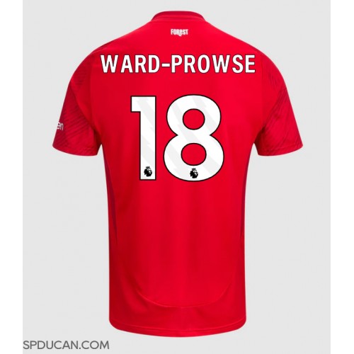 Muški Nogometni Dres Nottingham Forest James Ward-Prowse #18 Domaci 2024-25 Kratak Rukav